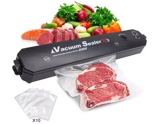 Macchina per Alimenti Sottovuoto + 10 Sacchetti