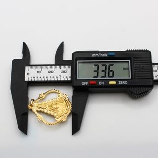 Colgante Oro 18K, Virgen del Rocío, 5.27gr