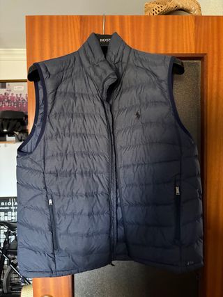 Chaleco Plumas Ralph Lauren Azul