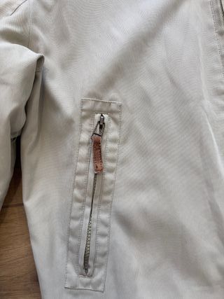 Giacca leggera autunnale beige tg L