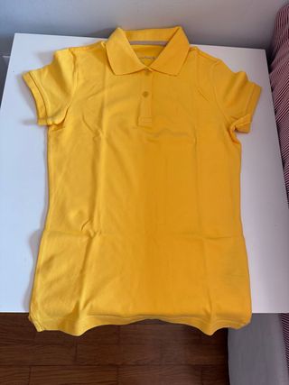 Polo amarillo mujer