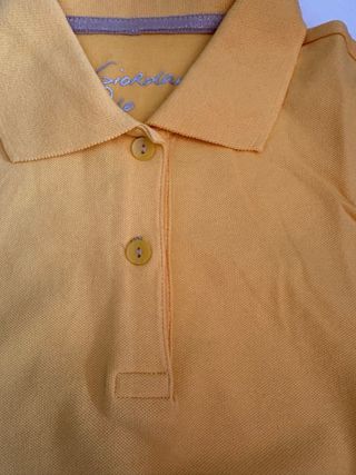Polo amarillo mujer