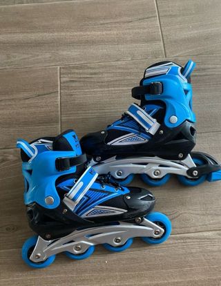 Patines en línea azules talla 38
