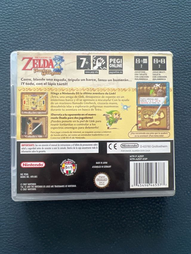Juego Nintendo DS Zelda Phantom Hourglass