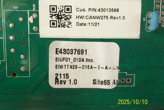 Scheda Elettronica CANW081 NFC 20160615 Rev 4.0