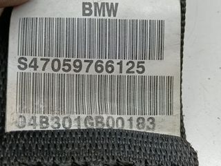CINTURON SEGURIDAD TRASERO IZQUIERDO BMW SERIE 5 BERLINA (E6 (2)