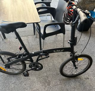 Bicicleta Plegable b.fold³ Negra