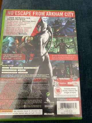 Xbox 360 Batman: Arkham City Juego