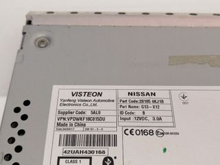 SISTEMA AUDIO / RADIO CD NISSAN NP300 PICK-UP (D23)