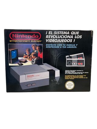CONSOLA NINTENDO NES CLASICA +2 MANDOS + ACC +CAJA