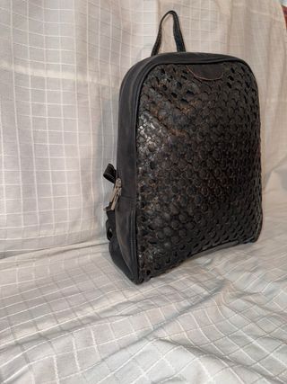 Mochila de cuero unisex