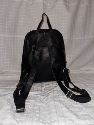 Mochila de cuero unisex