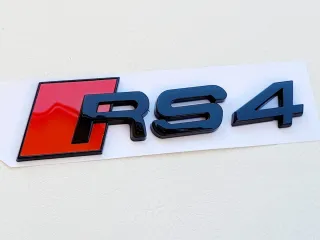 Logo Emblema Audi RS4 Pegatina de Maletero 