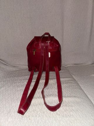 Mochila cuero unisex pequeña