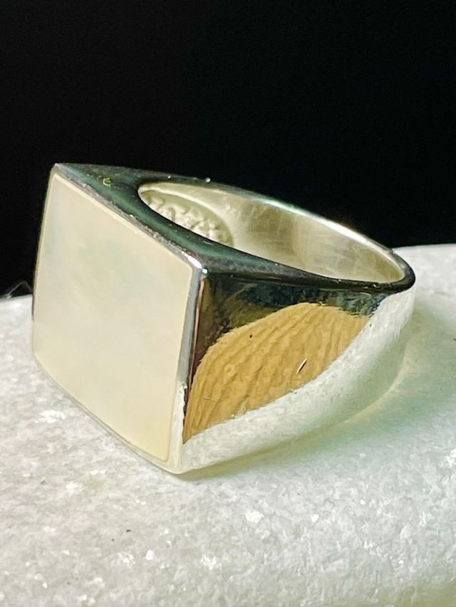 Anillo sólido de plata 925