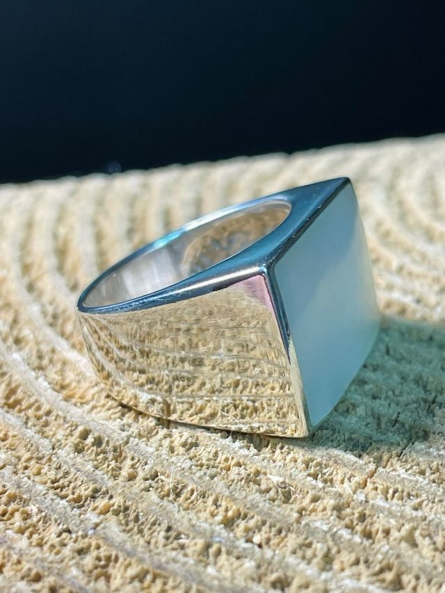 Anillo sólido de plata 925