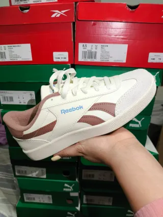 Reebok Smash Edge Blanco y Marrón