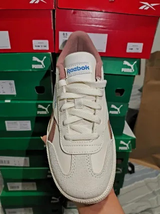 Reebok Smash Edge Blanco y Marrón