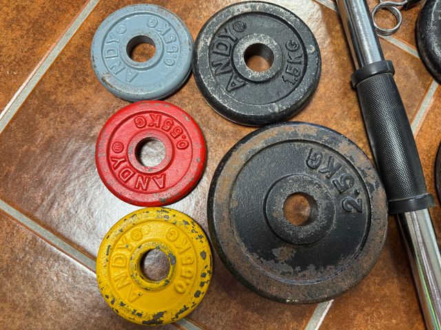 Dos mancuernas 23.6kg Total