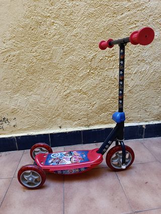 Patinete Patrulla Canina 3 ruedas