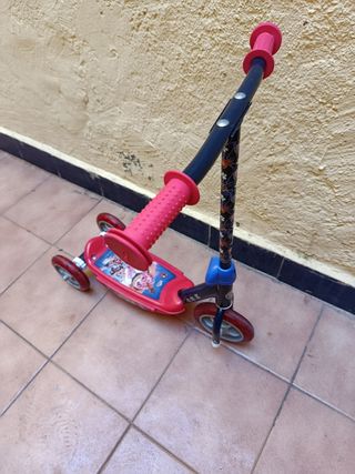 Patinete Patrulla Canina 3 ruedas