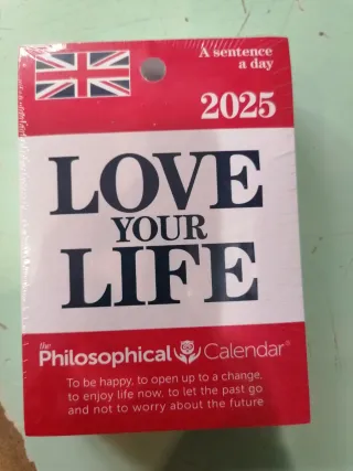 Calendario Filosofico Ricarica Inglese 2025