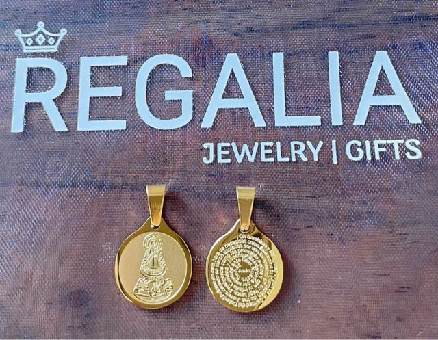 Pulsera Cruz y Medalla Virgen Caridad del Cobre.