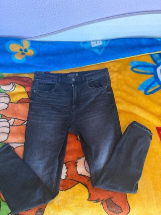 Pantalón vaquero negro mujer Talla 42