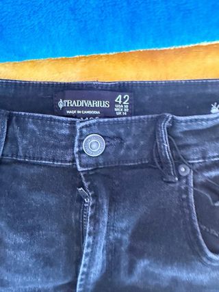 Pantalón vaquero negro mujer Talla 42