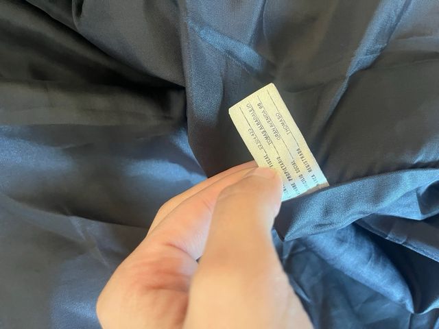 Chaqueta de piel negra