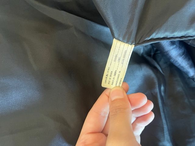 Chaqueta de piel negra