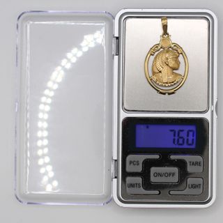 Colgante Oro 18K, Cara Egipcia, 7.6gr