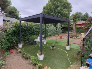 Pérgola Bioclimática Aluminio 3x3m Antracita