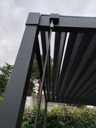 Pérgola Bioclimática Aluminio 3x3m Antracita