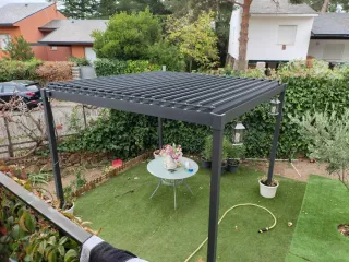 Pérgola Bioclimática Aluminio 3x3m Antracita