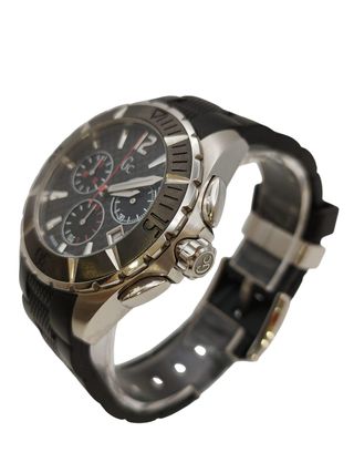 RELOJ CRONÓGRAFO GUESS COLLECTION 30008M NEGRO CAUCHO - ACERO, BIS  CERÁMICO, 100 M