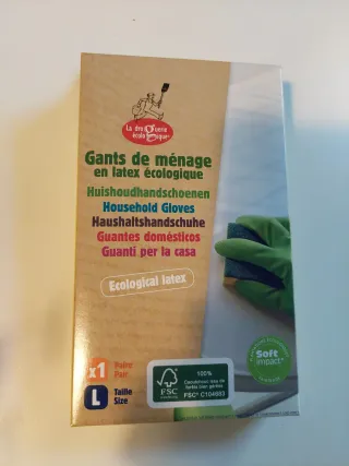 Lote de 4 Pares Guantes Ecológicos Talla L