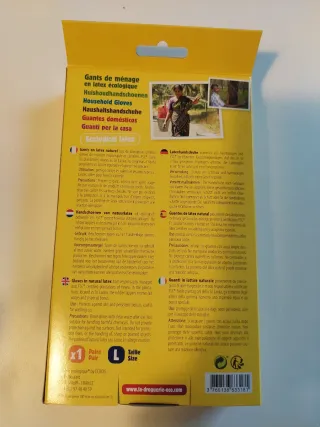 Lote de 4 Pares Guantes Ecológicos Talla L