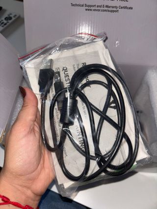 Impresora Térmica de Etiquetas Vevor Blanca