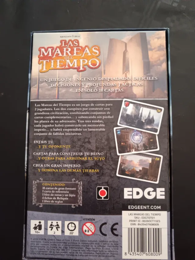 Juego de mesa Las Mareas del Tiempo