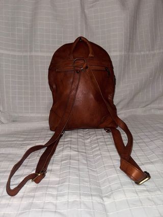 Mochila de cuero unisex