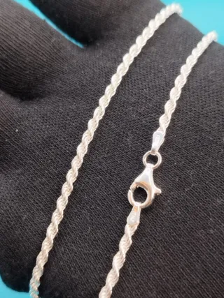 Cadena Cordón Plata 925
