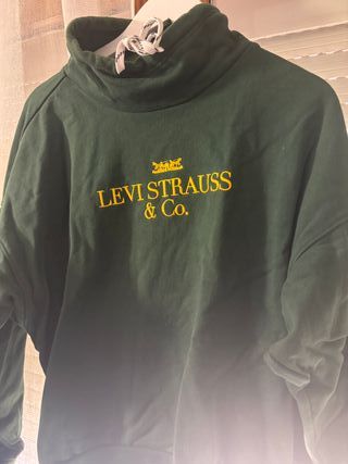 Sudadera Levi's verde con logo