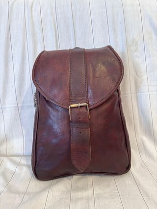 Mochila de cuero unisex