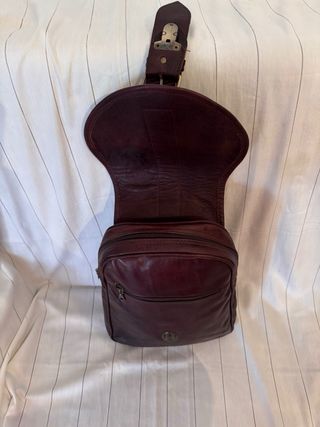 Mochila de cuero unisex