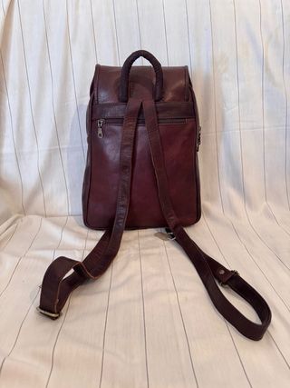 Mochila de cuero unisex