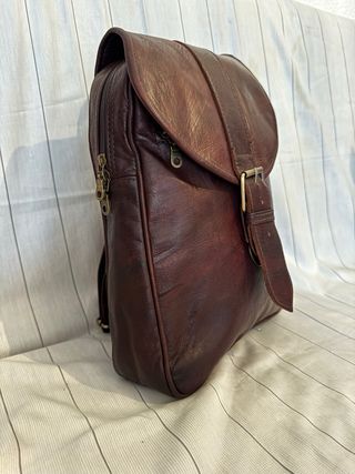 Mochila de cuero unisex