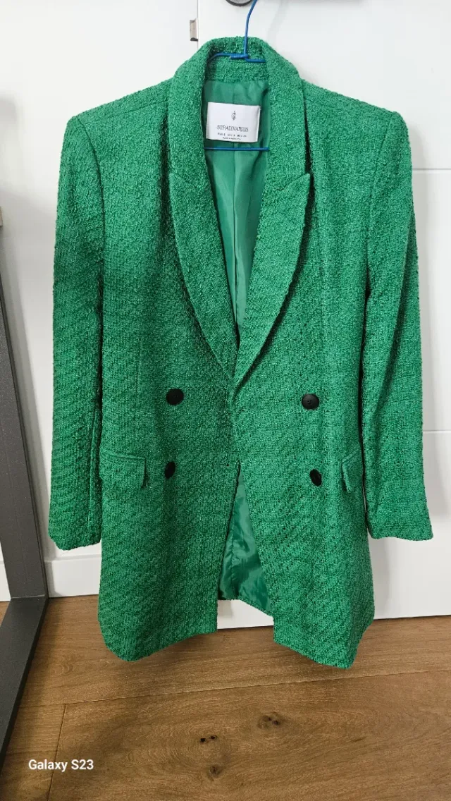 Blazer verde Stradivarius Talla S