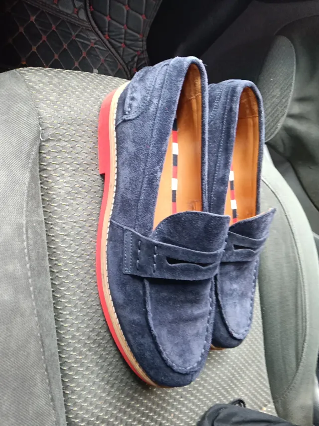 Zapatos de vestir azul marino Ganso