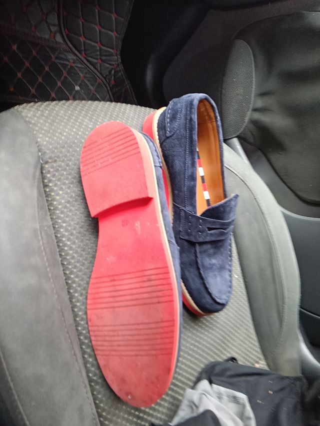 Zapatos de vestir azul marino Ganso